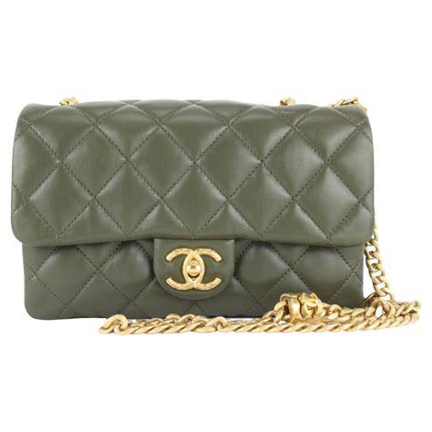 khaki chanel bag|chanel flap bags.